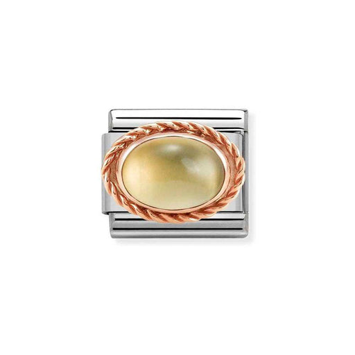 NOMINATION Classic Rose Gold Set Yellow Citrine Charm - Charms - Nomination - Bumbletree