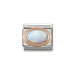 NOMINATION Classic Rose Gold White Opal Charm - Bumbletree Ltd