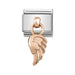 NOMINATION Classic Rose Gold Wing Charm - Bumbletree Ltd