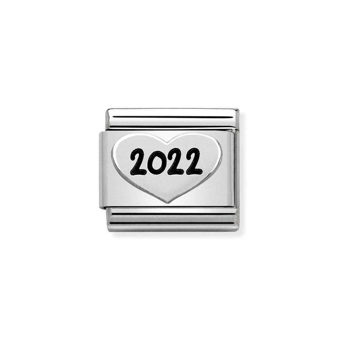 NOMINATION Classic Silver 2022 Heart Charm - Charms - Nomination - Bumbletree Ltd