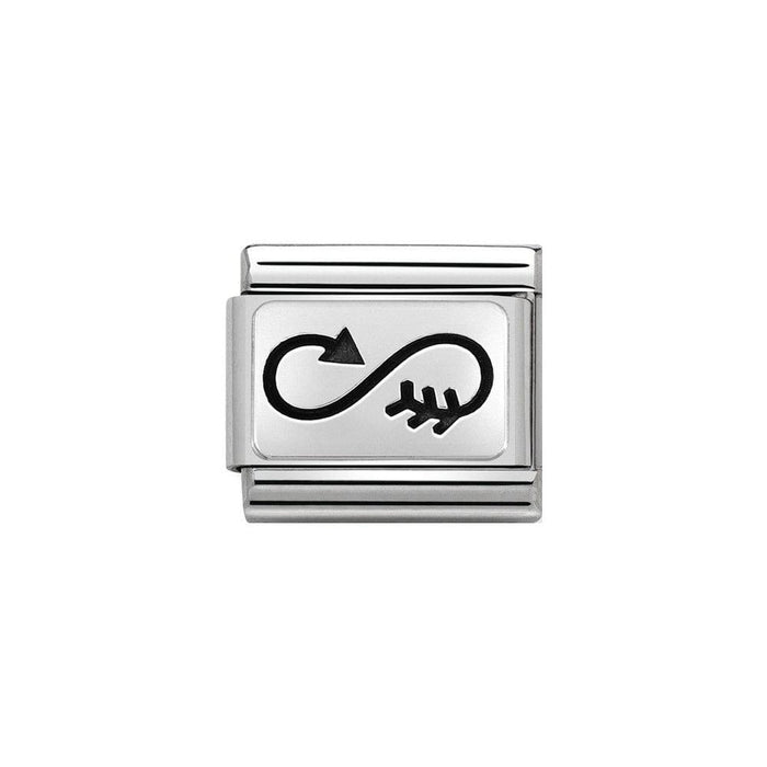 NOMINATION Classic Silver Arrow Infinity Charm - Bumbletree Ltd