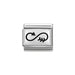 NOMINATION Classic Silver Arrow Infinity Charm - Bumbletree Ltd