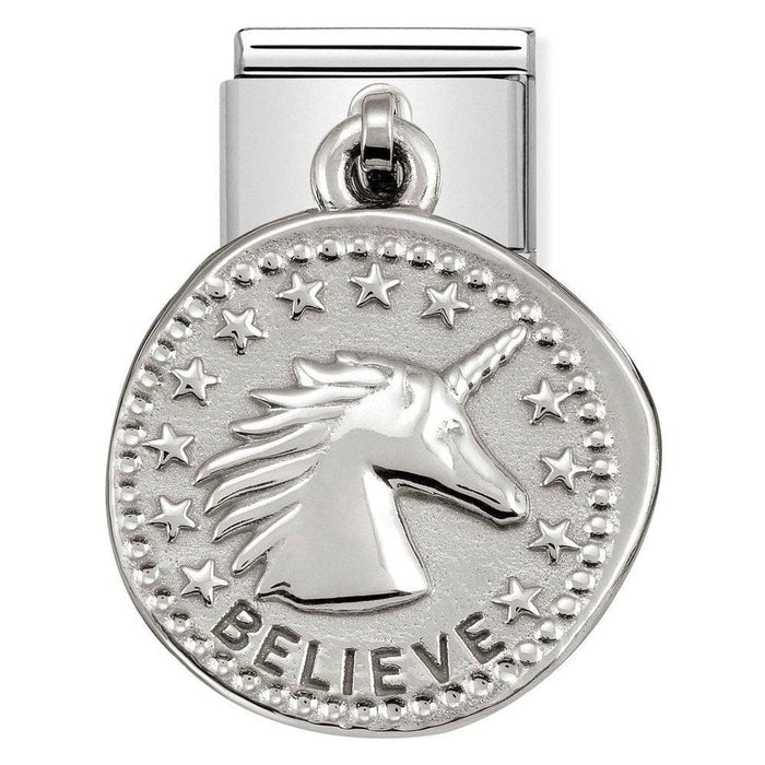 NOMINATION Classic Silver Believe Wishes Charm - Bumbletree Ltd