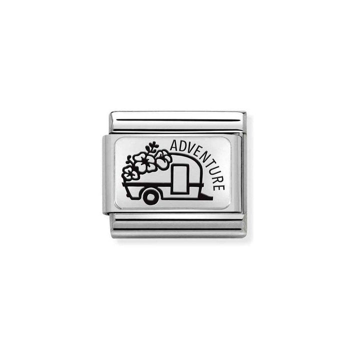 NOMINATION Classic Silver Caravan Adventure Charm - Bumbletree Ltd