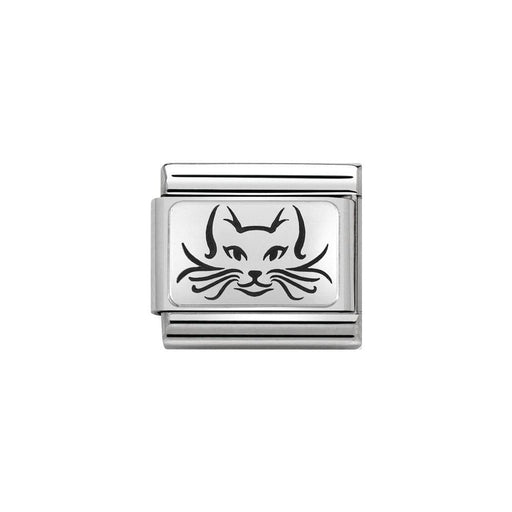 NOMINATION Classic Silver Cat Charm - Bumbletree Ltd