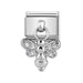 NOMINATION Classic Silver & CZ Bee Charm - Bumbletree Ltd