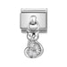 NOMINATION Classic Silver & CZ Cat Charm - Bumbletree Ltd