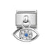 NOMINATION Classic Silver & CZ Greek Eye Charm - Bumbletree Ltd