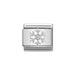 NOMINATION Classic Silver & CZ Snowflake Charm - Bumbletree Ltd