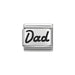 NOMINATION Classic Silver Dad Plate Charm - Bumbletree Ltd