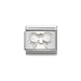 NOMINATION Classic Silver Elegance Bow Charm - Bumbletree Ltd