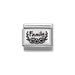 NOMINATION Classic Silver Family with Flowers Charm - Bumbletree Ltd