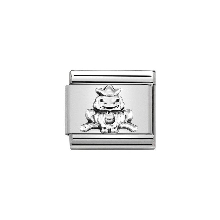 NOMINATION Classic Silver Frog with Crown Charm - Bumbletree Ltd