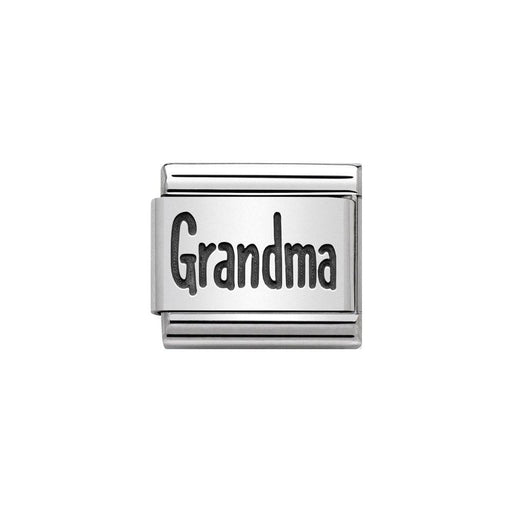 NOMINATION Classic Silver Grandma Charm - Bumbletree Ltd