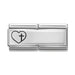 NOMINATION Classic Silver Heart with Cross Double Charm - Bumbletree Ltd