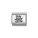 NOMINATION Classic Silver Illustrated Baby Girl Charm - Bumbletree Ltd