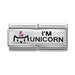 NOMINATION Classic Silver I'm Unicorn Double Charm - Bumbletree Ltd