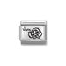 NOMINATION Classic Silver June Rose Flower Charm - Bumbletree Ltd