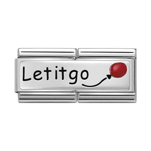 NOMINATION Classic Silver Let It Go Double Charm - Bumbletree Ltd