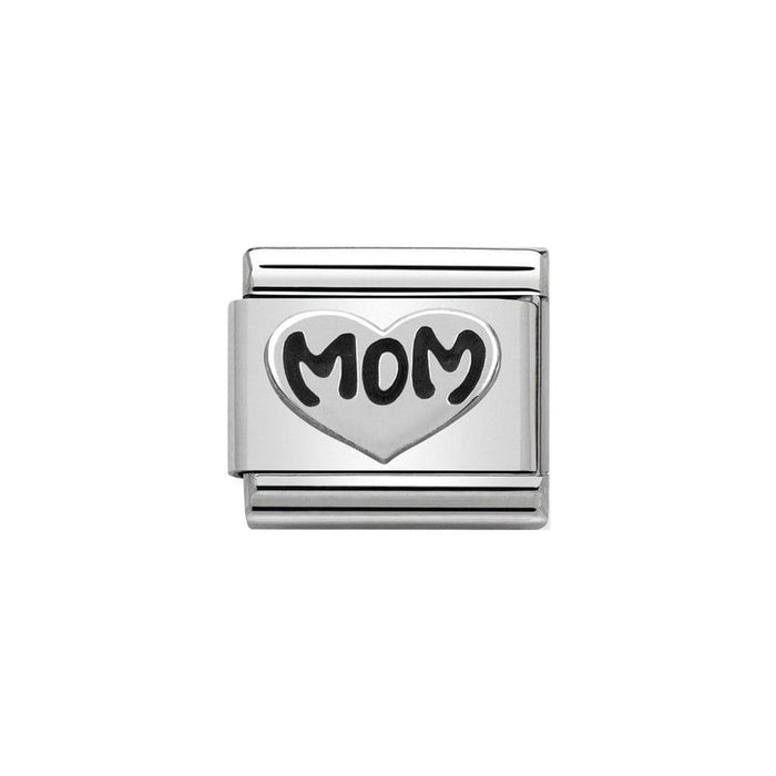 NOMINATION Classic Silver Mom Heart Charm - Bumbletree Ltd