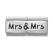 NOMINATION Classic Silver Mrs & Mrs Double Charm - Bumbletree Ltd