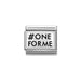 NOMINATION Classic Silver #ONEFORME Charm - Bumbletree Ltd