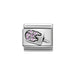 NOMINATION Classic Silver & Pink CZ Ice Lolly Charm - Bumbletree Ltd