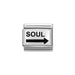 NOMINATION Classic Silver Soul (Soul Mates) Arrow Charm - Bumbletree Ltd