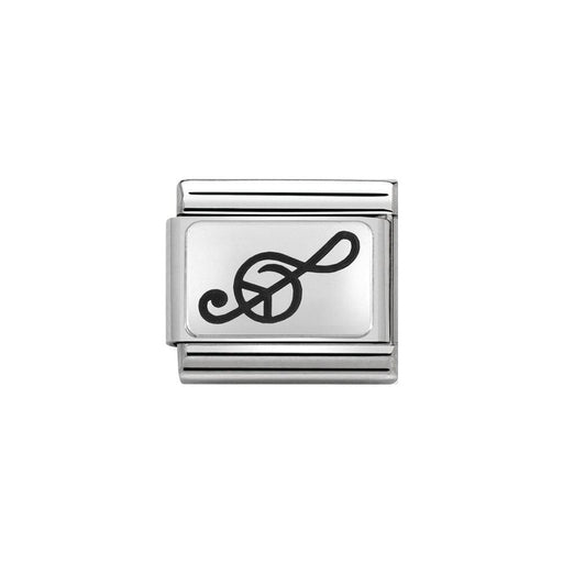 NOMINATION Classic Silver Treble Clef Charm - Bumbletree Ltd