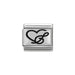 NOMINATION Classic Silver Treble Clef Heart Charm - Bumbletree Ltd