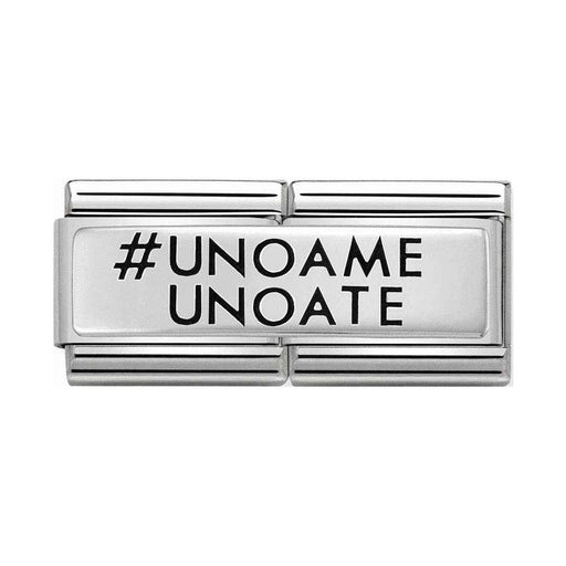 NOMINATION Classic Silver #UNOAME UNOATE Double Charm - Bumbletree Ltd