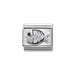 NOMINATION Classic Silver & White CZ Fish Charm - Bumbletree Ltd