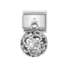 NOMINATION Classic Silver & White Swarovski Pearl Stars Caged Pendant Charm - Bumbletree Ltd