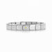 NOMINATION Classic Silver with White & Yellow CZ Flower Charm - Bumbletree Ltd
