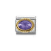 NOMINATION Classic Violet Cubic Zirconia Charm - Bumbletree Ltd