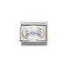 NOMINATION Classic White Cubic Zirconia Charm - Bumbletree Ltd