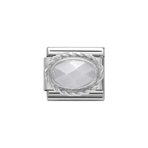 NOMINATION Classic White Jade Charm - Bumbletree Ltd