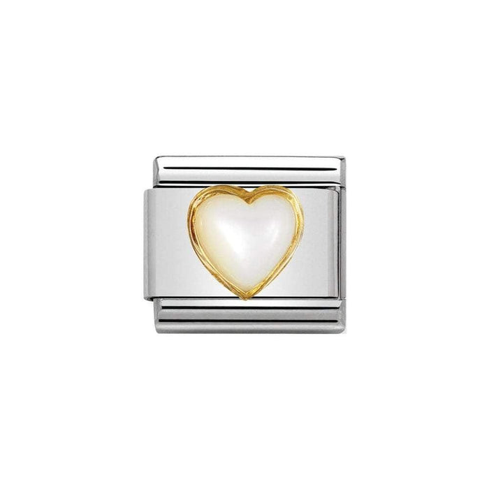 NOMINATION Classic White Mother of Pearl Charm - Bumbletree Ltd