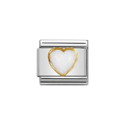 NOMINATION Classic White Opal Charm - Bumbletree Ltd