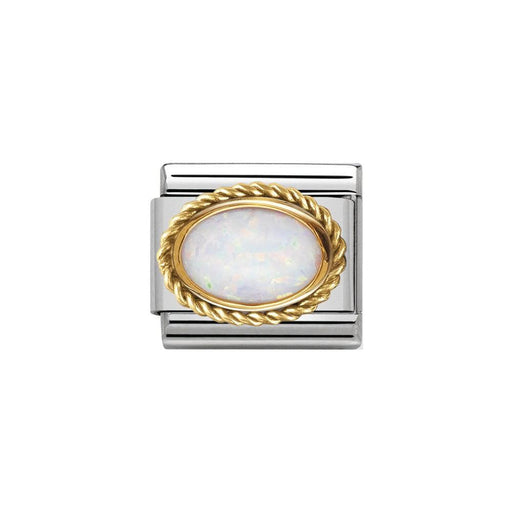 NOMINATION Classic White Opal Charm - Bumbletree Ltd