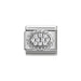 NOMINATION Classic White Pavé CZ Oval Charm - Bumbletree Ltd