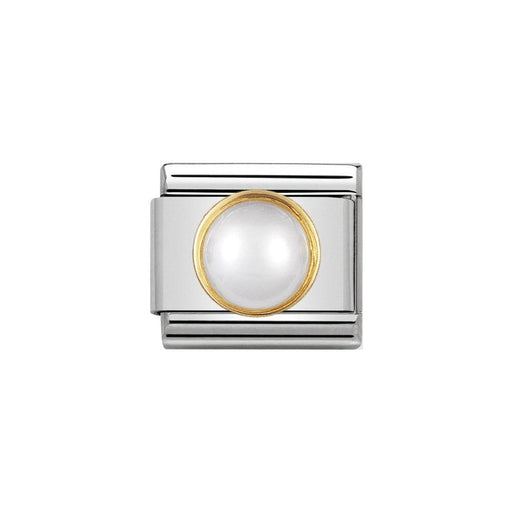 NOMINATION Classic White Pearl Charm - Bumbletree Ltd