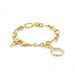 NOMINATION Endless Yellow Gold & CZ Circle Bracelet - Bumbletree Ltd