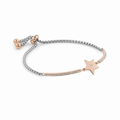 NOMINATION Milleluci Rose Gold PVD & Stainless Steel with White Pave CZ Star Bracelet - Bumbletree Ltd