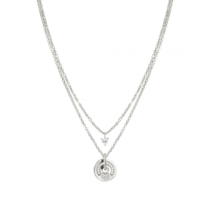 NOMINATION Sentimental Silver & CZ Pave Heart Necklace - Bumbletree Ltd