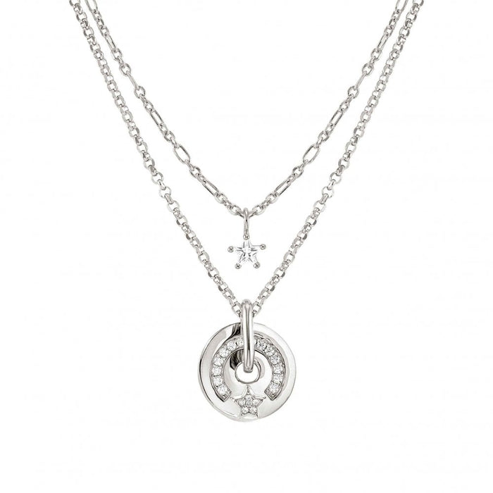 NOMINATION Sentimental Silver & CZ Pave Star Necklace - Bumbletree Ltd