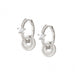 NOMINATION Sentimental Silver & CZ Star Hoop Earrings - Bumbletree Ltd