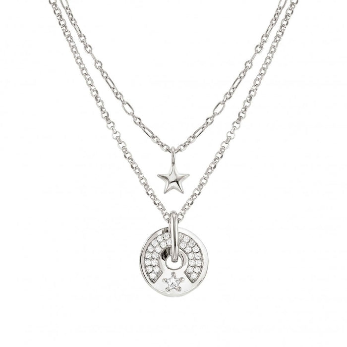 NOMINATION Sentimental Silver & CZ Star Necklace - Bumbletree Ltd