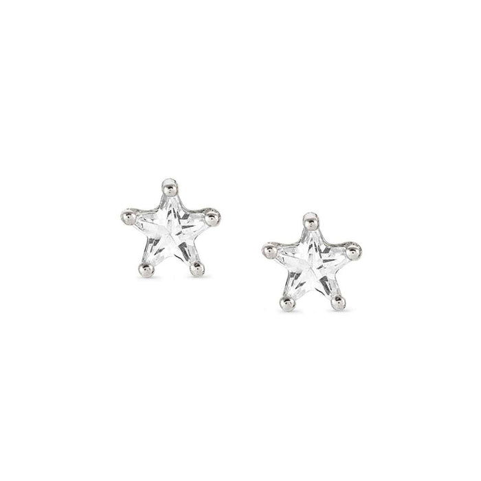 NOMINATION Sentimental Silver & CZ Star Stud Earrings - Bumbletree Ltd