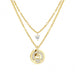 NOMINATION Sentimental Yellow Gold & CZ Pave Heart Necklace - Bumbletree Ltd